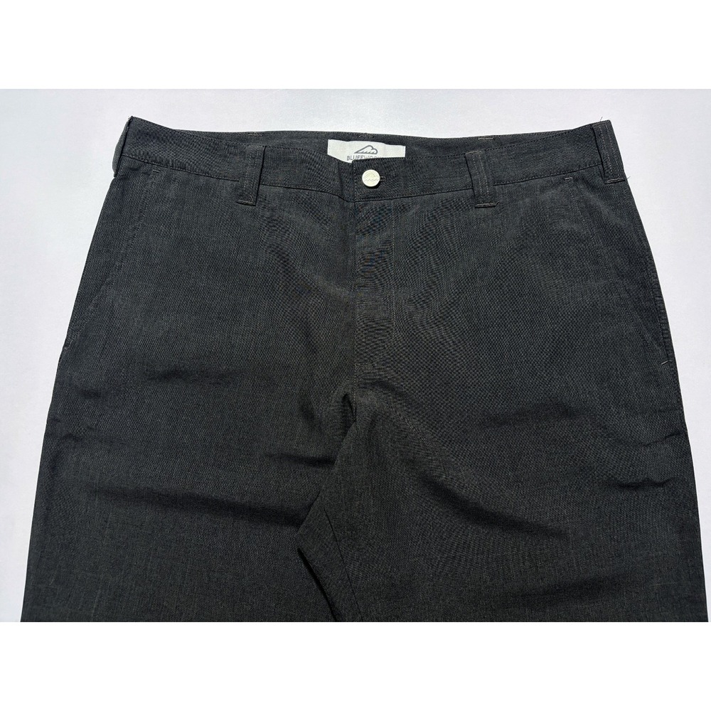 Bluffworks Pants Relaxed Dark Gray Work Performance Golf Mens 36x36 (Act. 36x34) - Picture 2 of 16